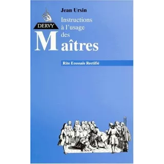 Jean URSIN  - Instruction à l'usage des Maîtres