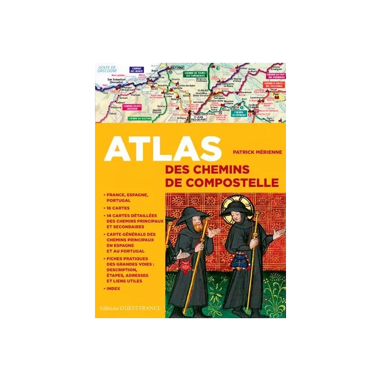 P. Mérienne - ATLAS DES CHEMINS DE COMPOSTELLE