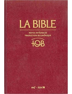 Collectif - Bible TOB 17x25x6 coffret or