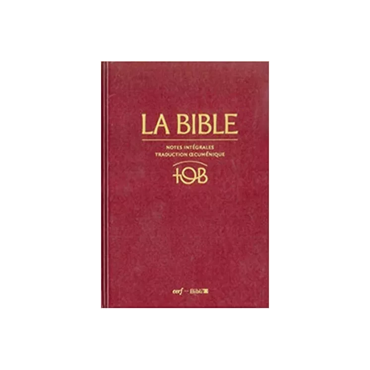 Collectif - Bible TOB 17x25x6 coffret or