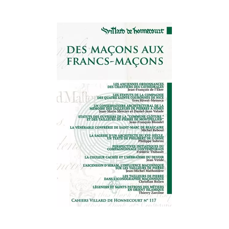 GLNF - Cahiers de Villard de Honnecourt n° 108 Déisme et théisme